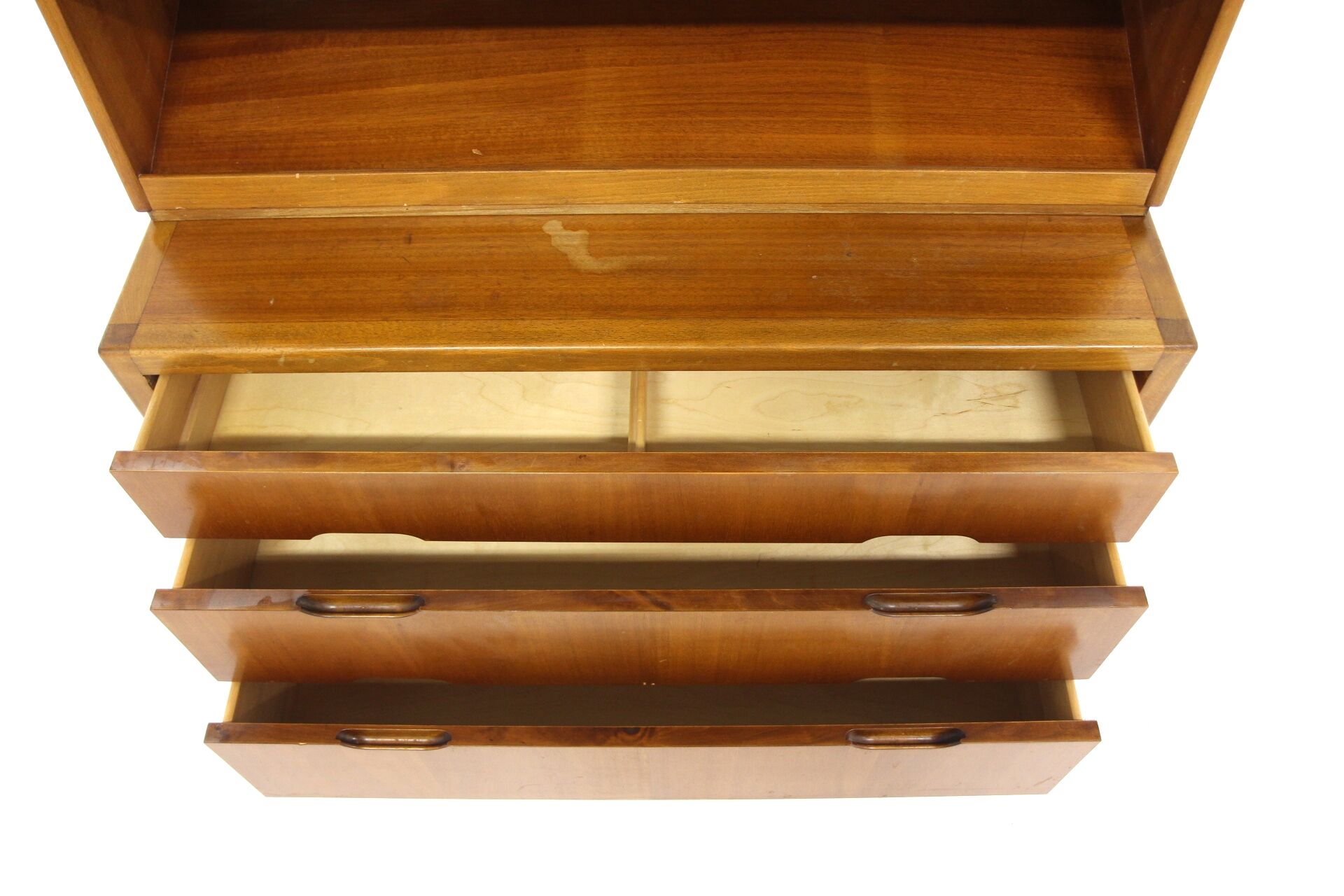 Scandinavian mahogany bookcase, Förenade Möbelfabrikerna, Linköping, Sweden, 1960