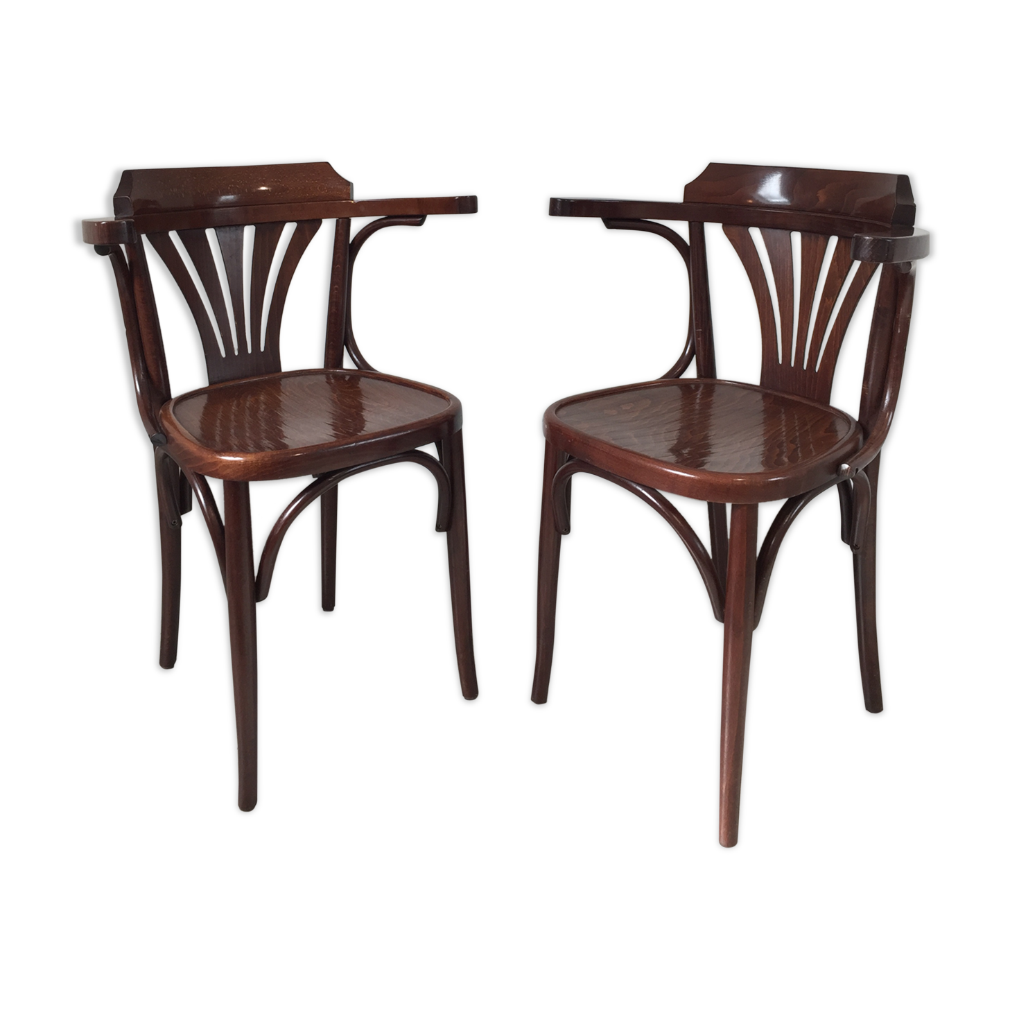 Paire de chaises bistrot