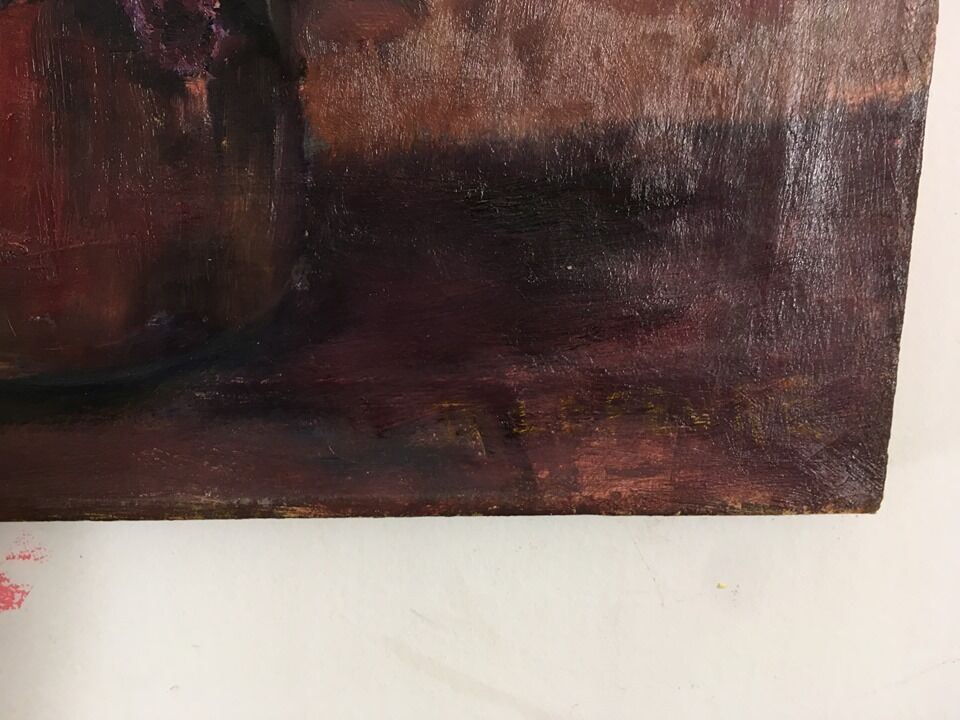 Painting oil XIX ieme