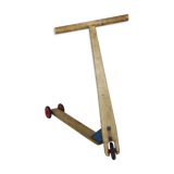 Trottinette vintage en bois des années 60