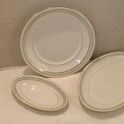 3 antique dishes SFP porcelain France