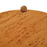 Scandinavian round birch coffee table by Karl Andersson & Söner