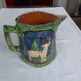Pitcher slurry decoration deer