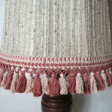 Wood lamp turned offal during pompoms