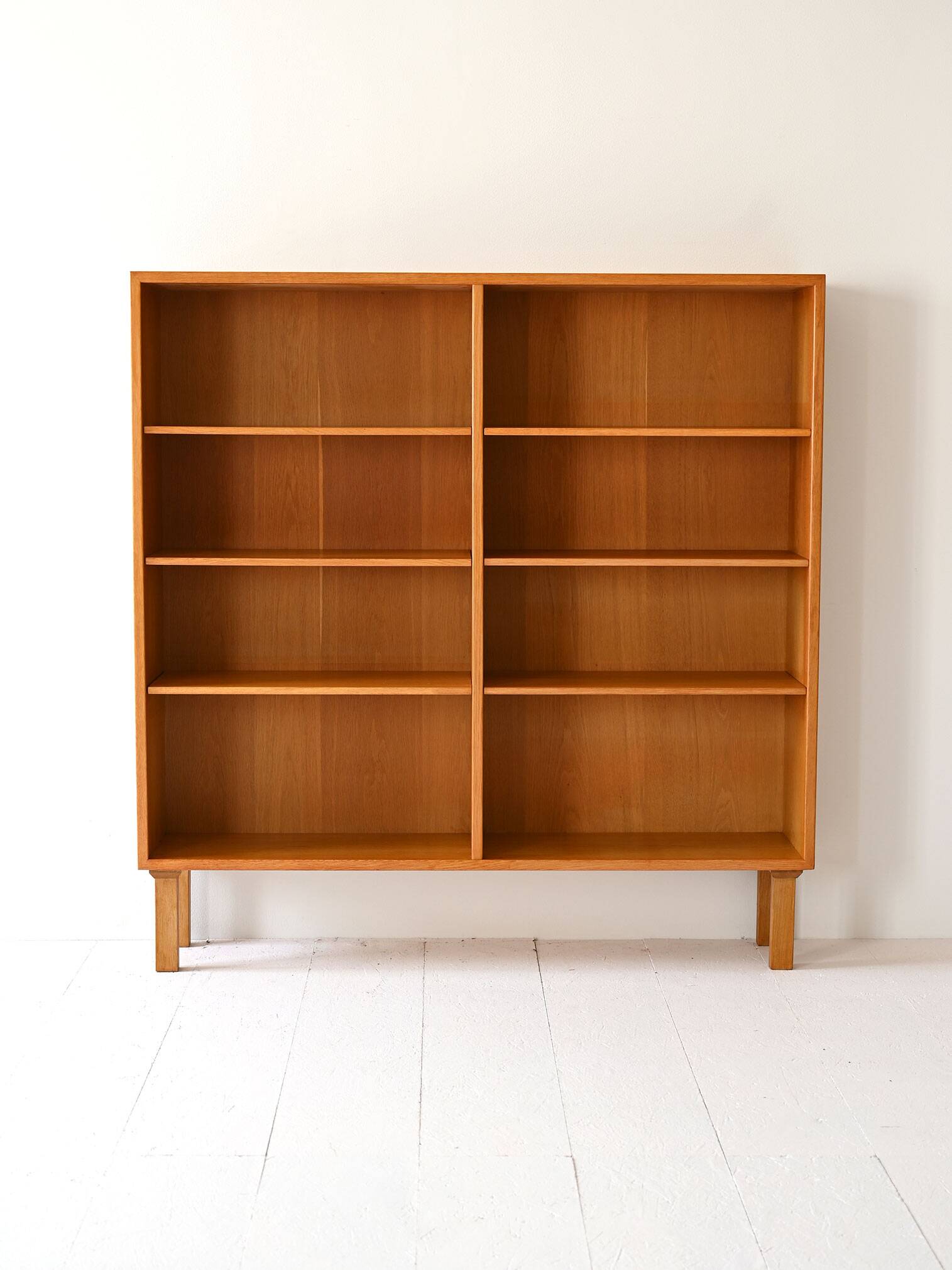 Scandinavian oak bookcase