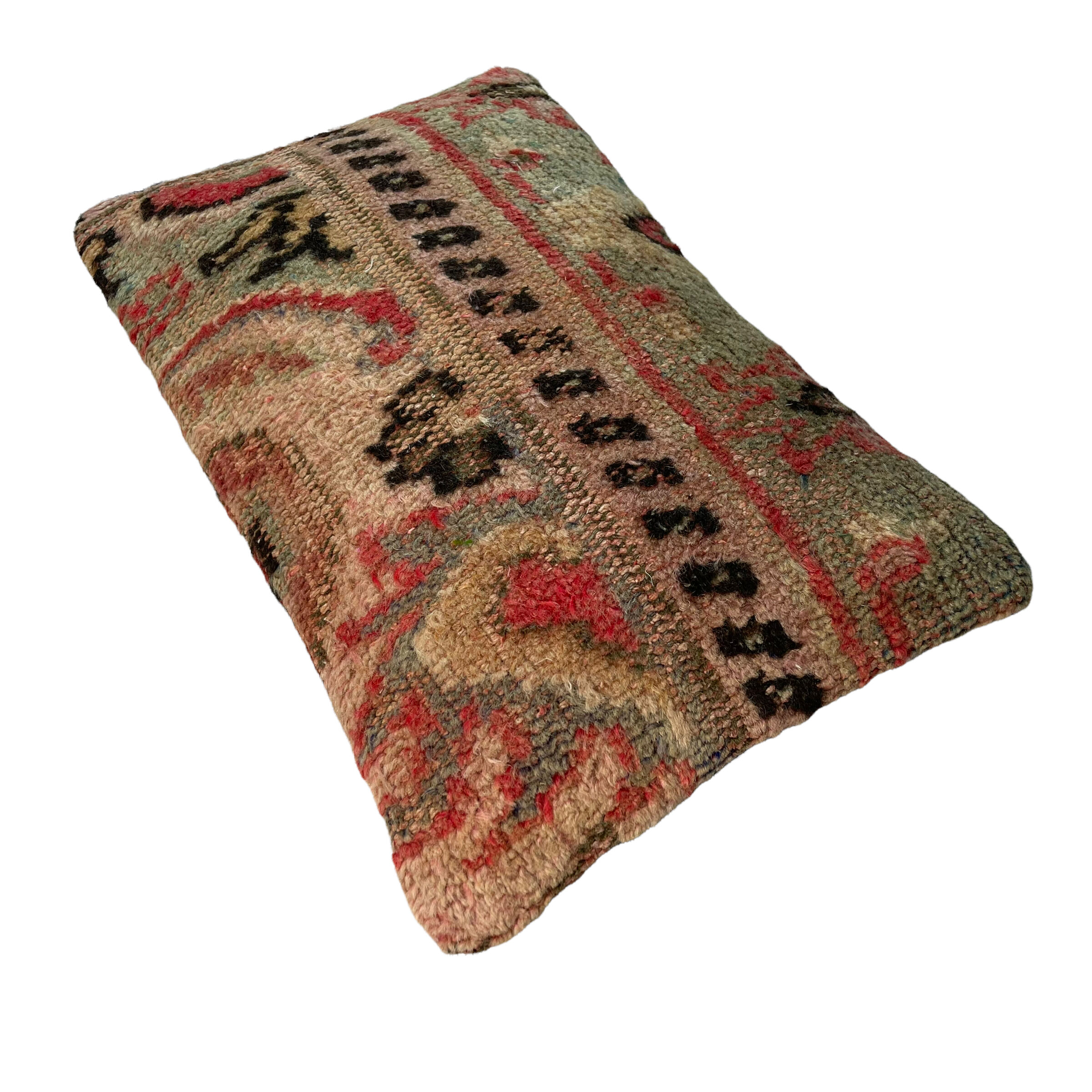 Housse de coussin de tapis turc vintage 30 x 50 cm