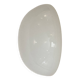 Wall light ceiling light half moon spherical 25 cm white opaline glass