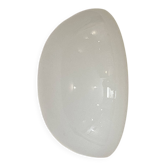Wall light ceiling light half moon spherical 25 cm white opaline glass