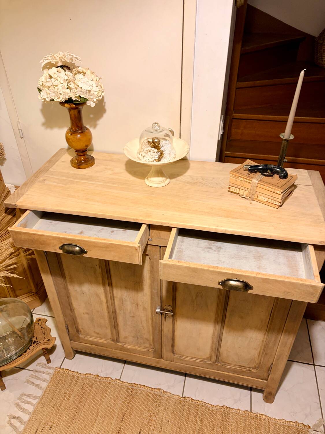 Buffet parisien bois brut