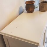 Old white Parisian buffet