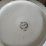 Antique salad bowl from Digoin and Sarreguemines