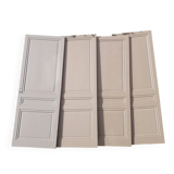 Set of 4 old solid wood interior doors