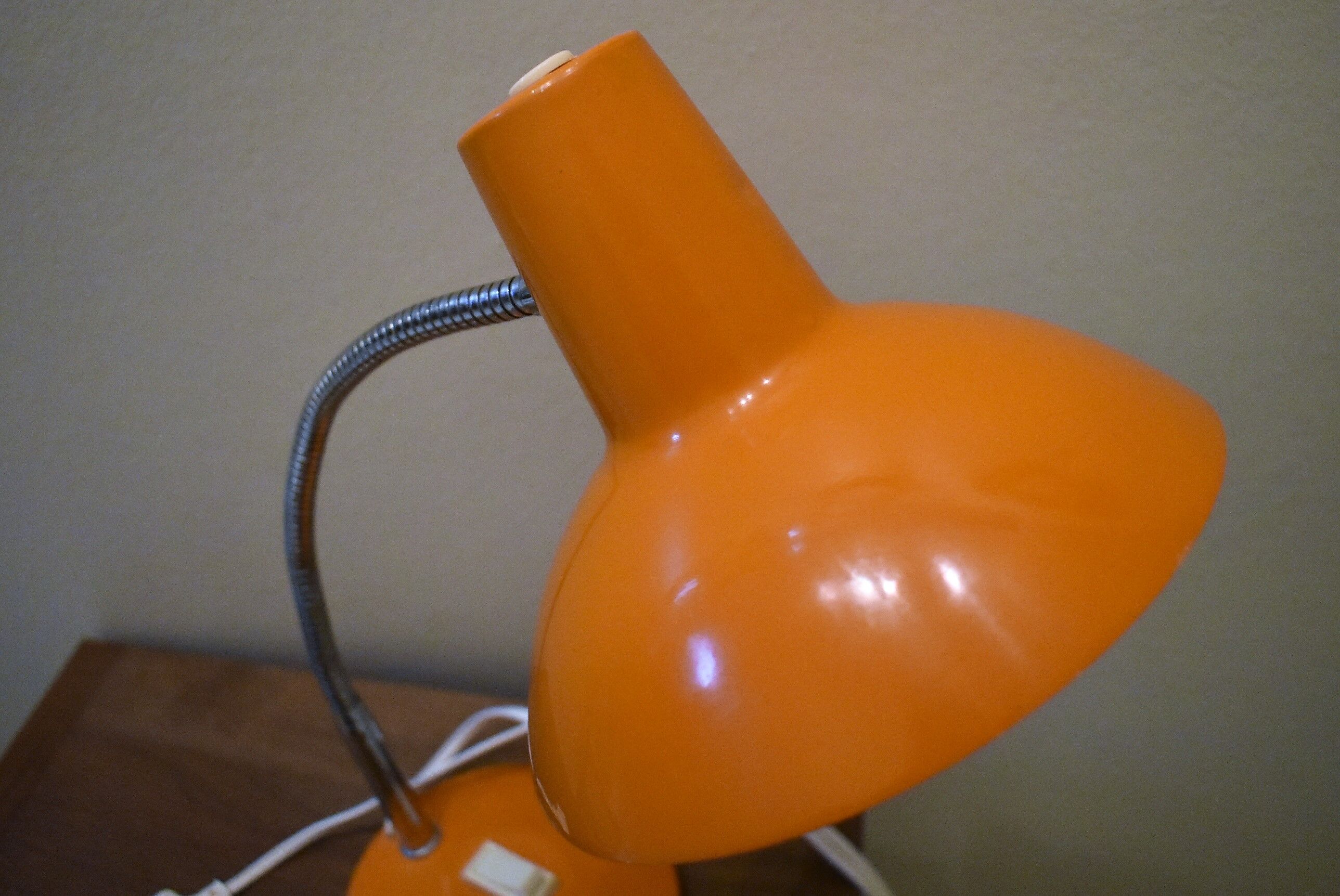 Vintage Orange desk lamp