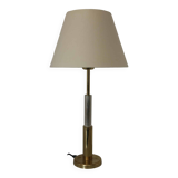 Vintage brass lamp, Deknudt, 1970s-80s