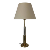 Vintage brass lamp, Deknudt, 1970s-80s