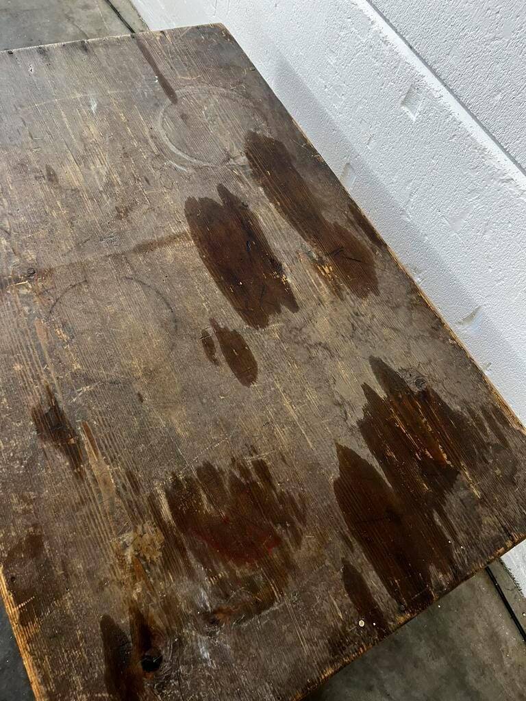 Vintage wooden chest / side table / coffee table