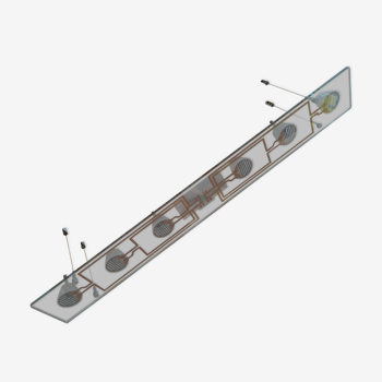 Lustre suspendu 6 spots orientables modèle Lastra par Antonio Citterio & Oliver Löw