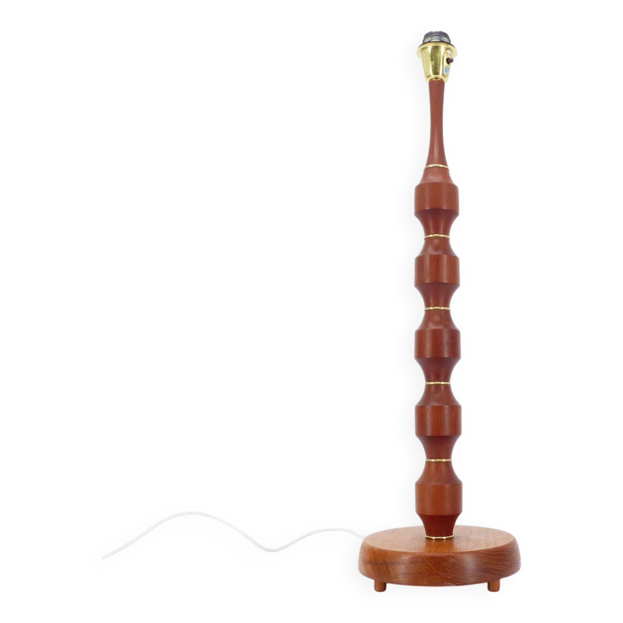 Scandinavian teak floor lamp base, Möllers Armaturfabrik 1960