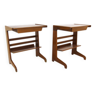 Set of 2 Scandinavian bedside tables, David Rosen, NK, Sweden, 1960