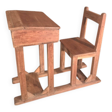 Antique teak desk from Burma.