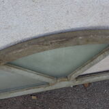 Window half moon pine