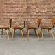 Set of 4 Norman Cherner chairs for Plycraft USA in teak, 1960s