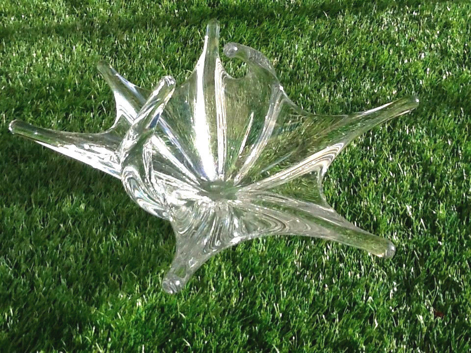 Baccarat crystal fruit cup or table center 8 branches