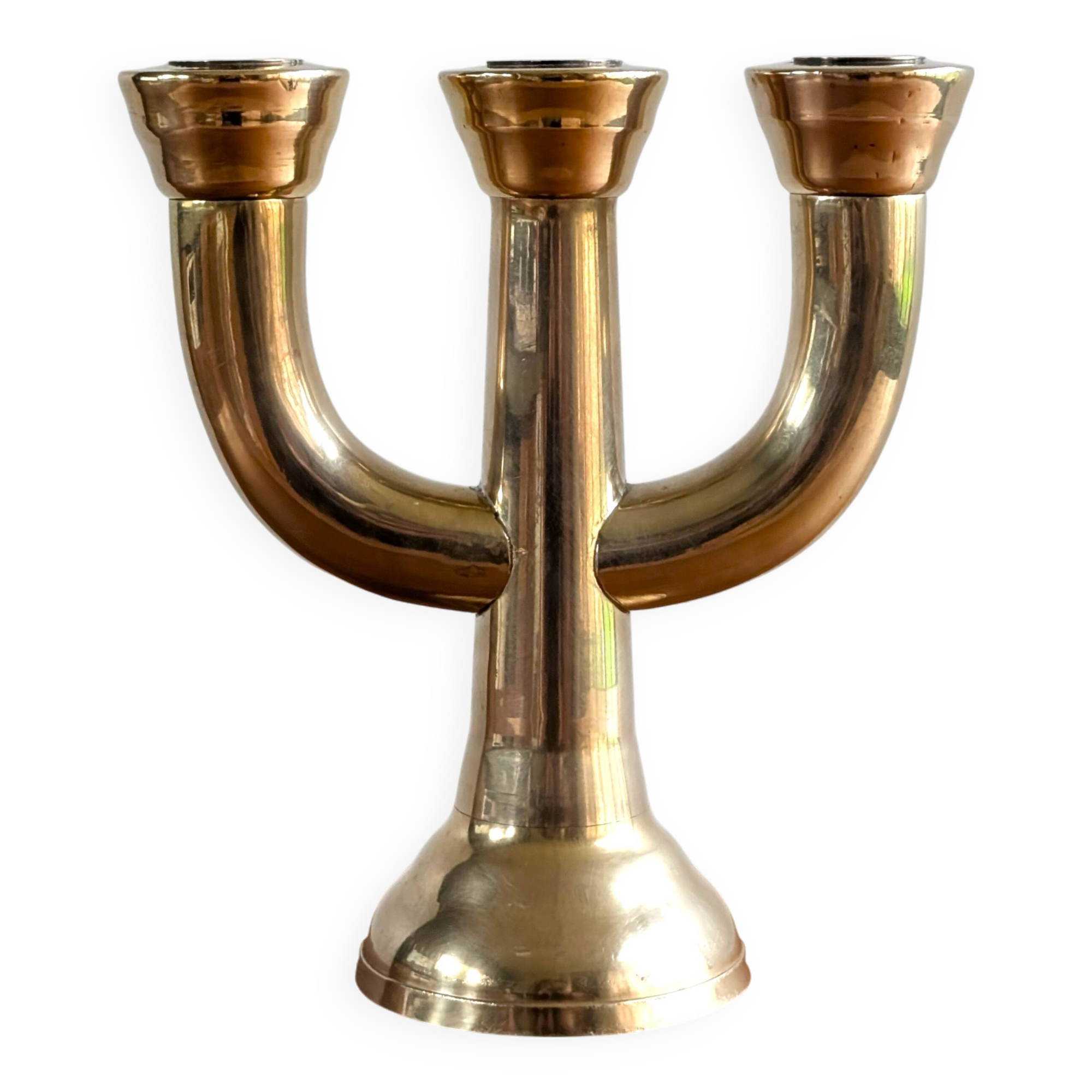 Brass candle holder
