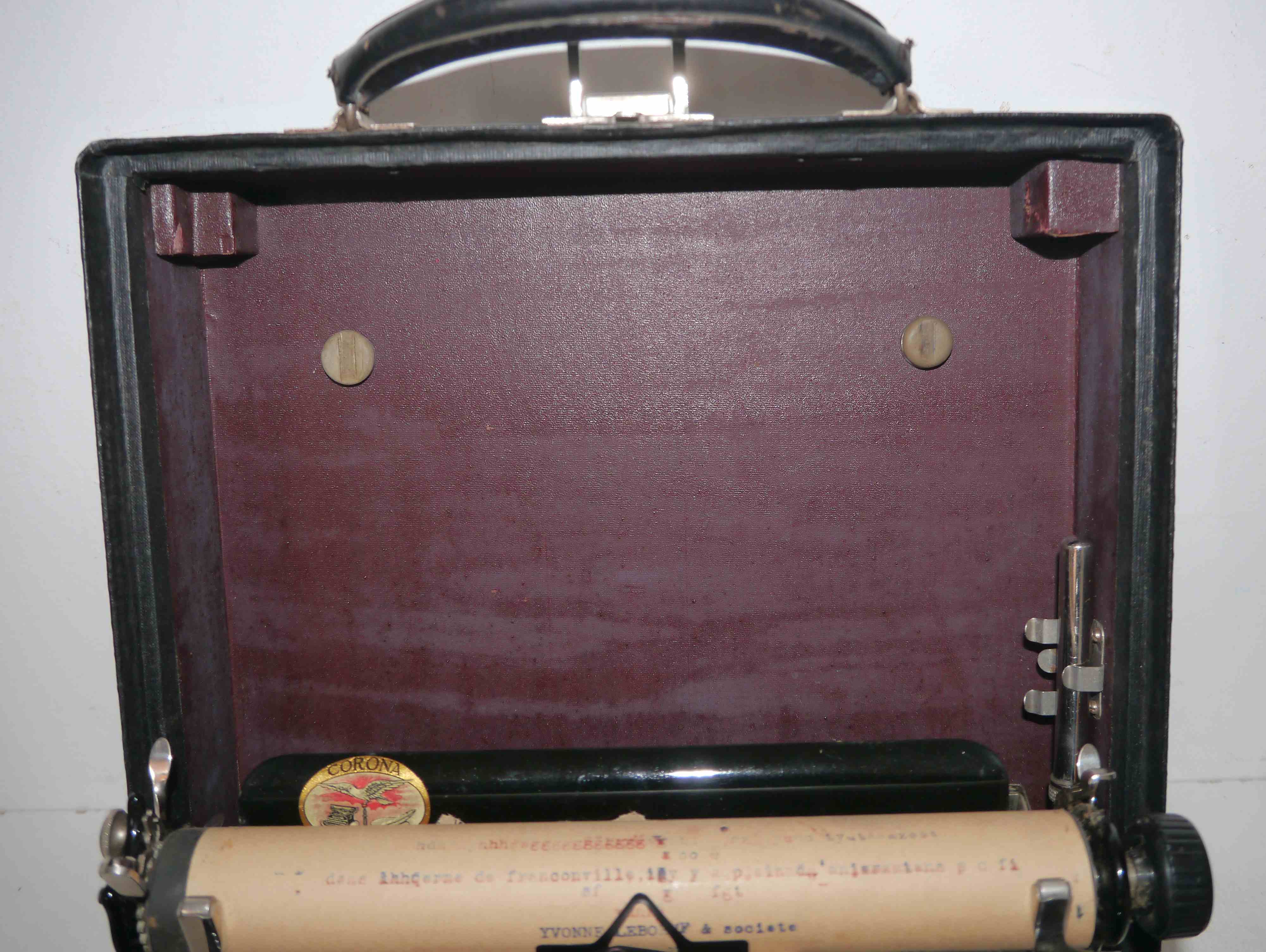 Corona Portable Typewriter No. 3