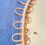 Rattan mirror 60s