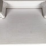 Louis XVI-style tiered desk lay white