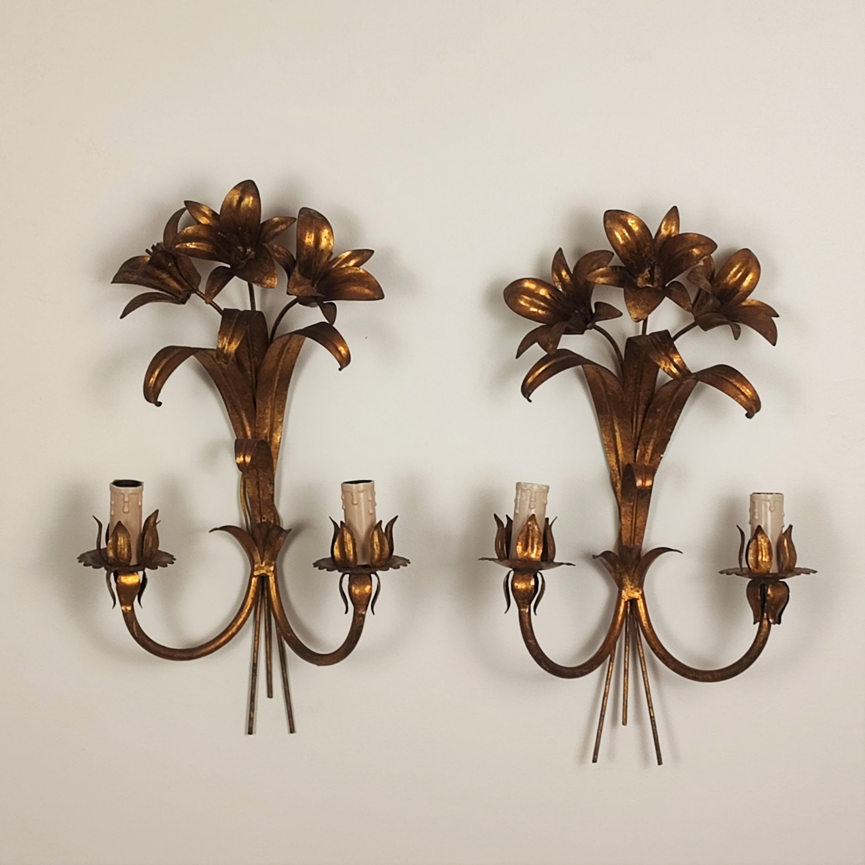 Vintage Italian wall lamps