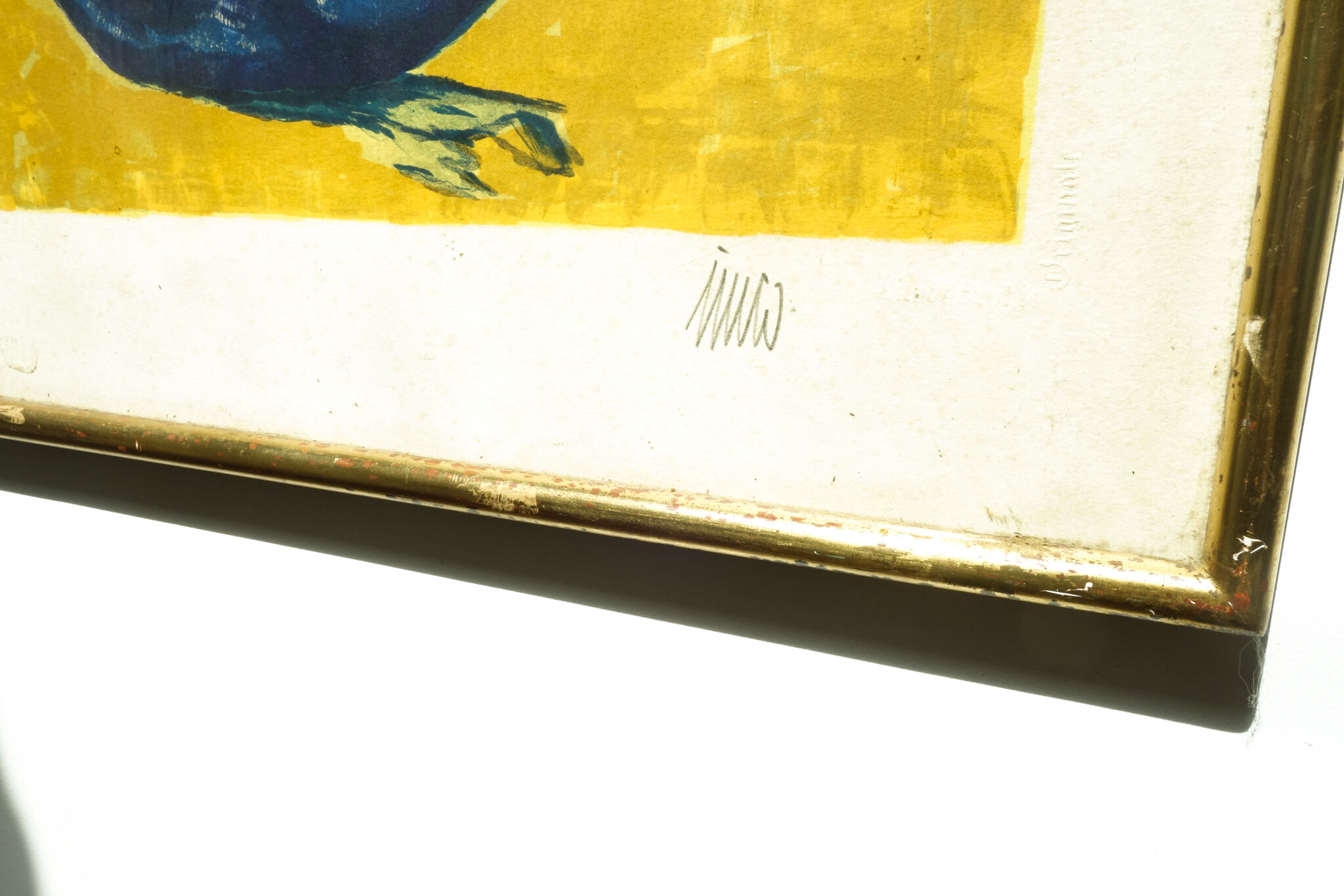 70s Pastel Flower Painting.