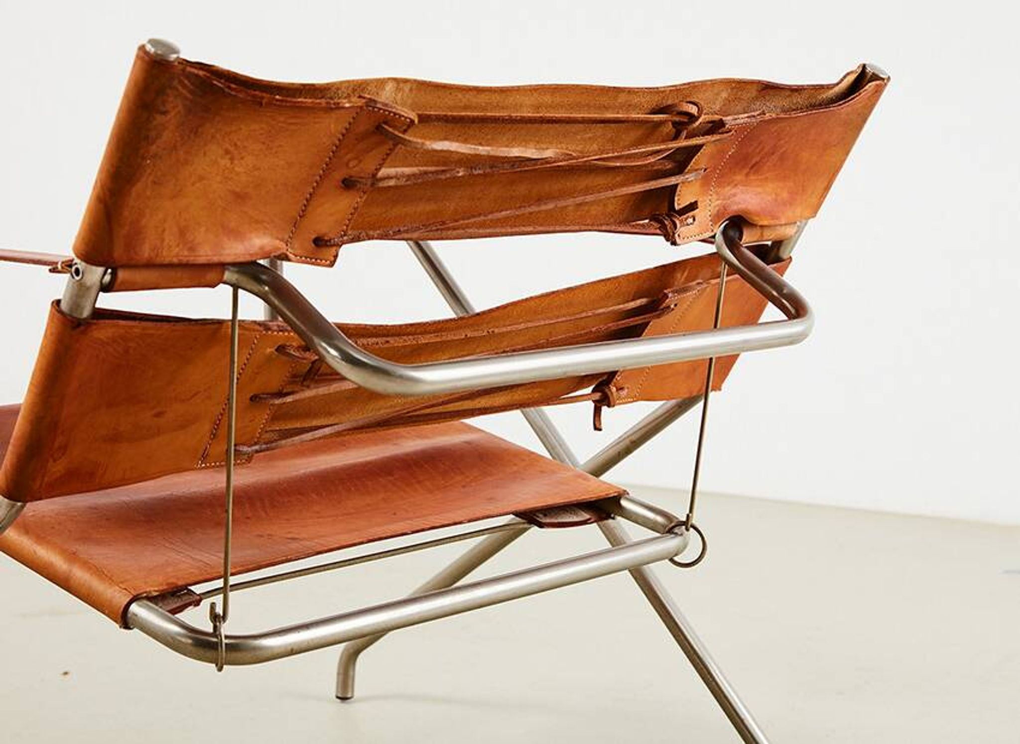 Marcel Breuer Pair of D4 Folding Chairs for Tecta Germany 1926/1970s