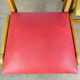 Pair of 50's style reconstruction chairs, wood