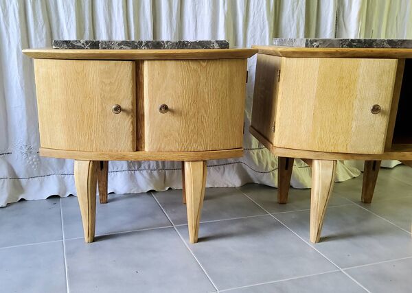 Paire de chevets années 50