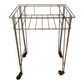 Metal serving trolley