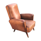 Armchair club feet compass vintage design Annees 50