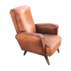Armchair club feet compass vintage design Annees 50