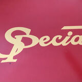 Advertising metal tray