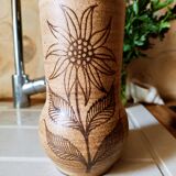 Vallauris ceramic vase by Fonck and Matéo