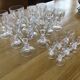 Set 6 wine glasses, 6 water glasses and 6 crystal shot glasses