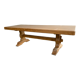 Elm farmhouse table