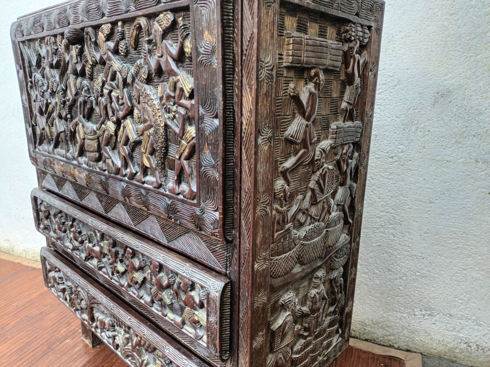 Carved furniture africa