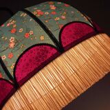 Retro "Cristina" suspension in Japanese paper with fringe.
