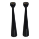 Pair of Scandinavian wooden candlesticks 1960