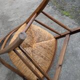 Straw armchair