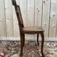 Suite de 6 chaises de style Louis XV en cannage