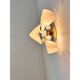 Contemporary Modern Sanded Champagne "Rondini" Murano Wall Sconces - Set of