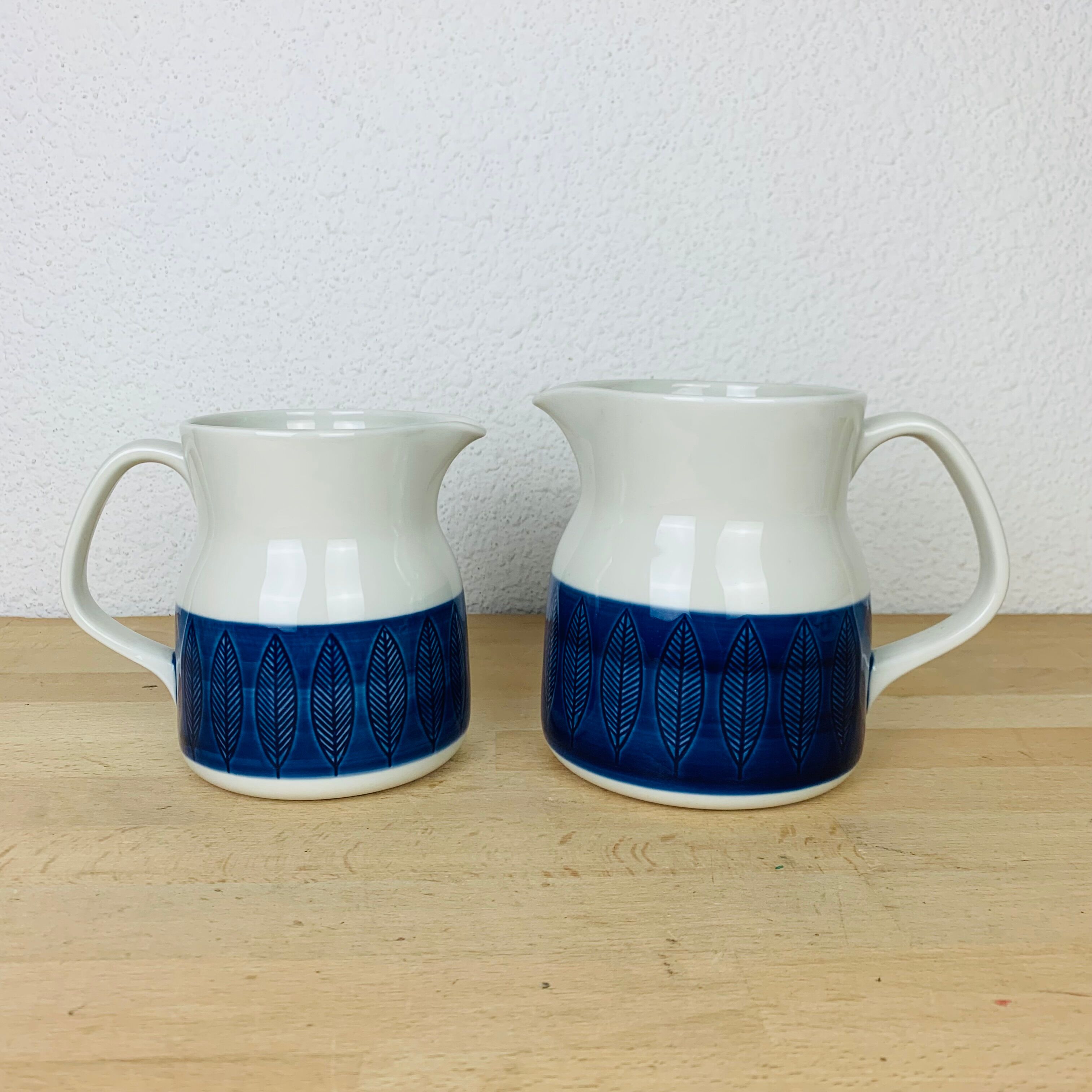 2 Koka ceramic jugs by Rörstrand Sweden, Scandinavian